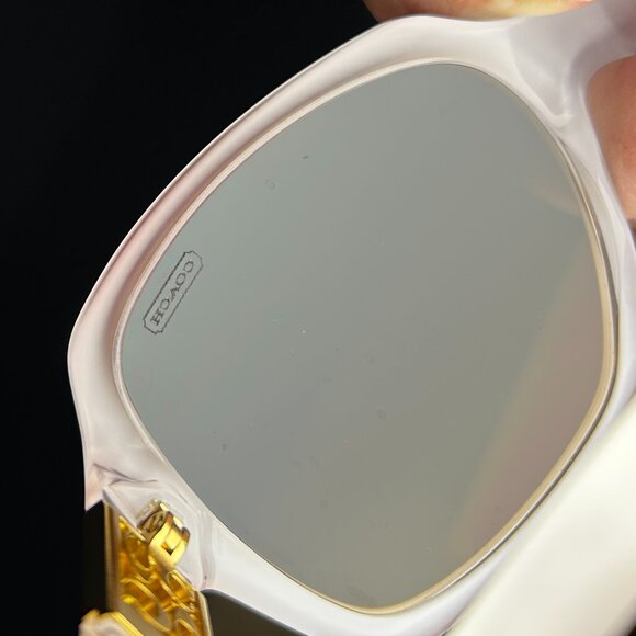 COACH WHITE LEATHER PURSE WALLET GLASSES BUNDLE ***feel free to make an offer*** - Picture 15 of 15